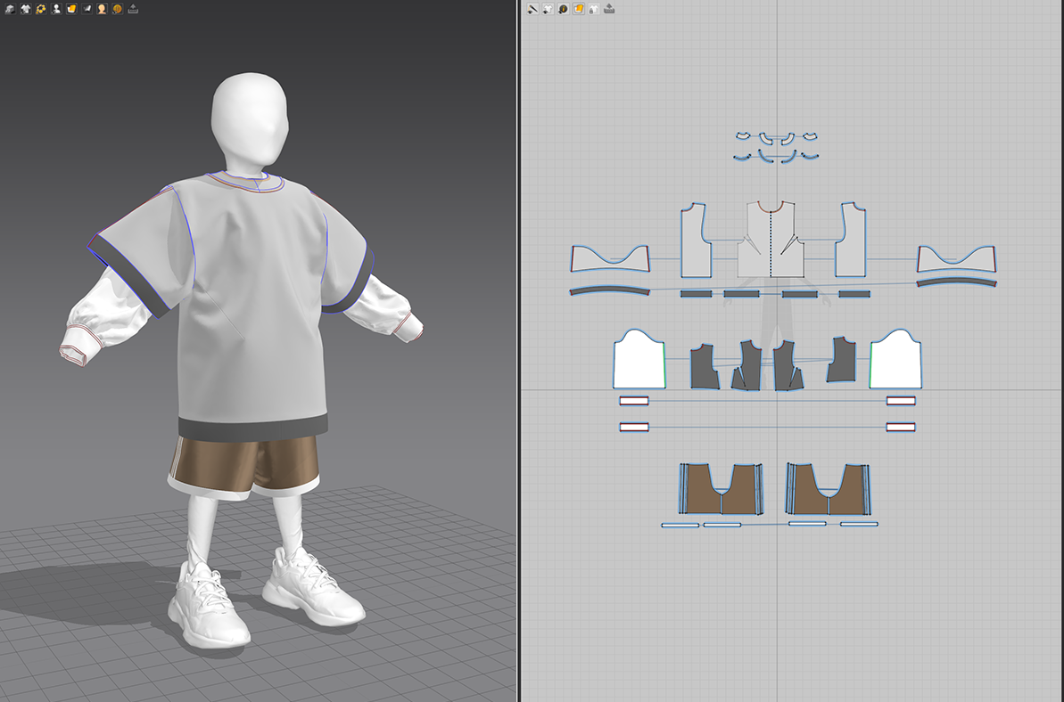 Marvelous Designer pattern 02